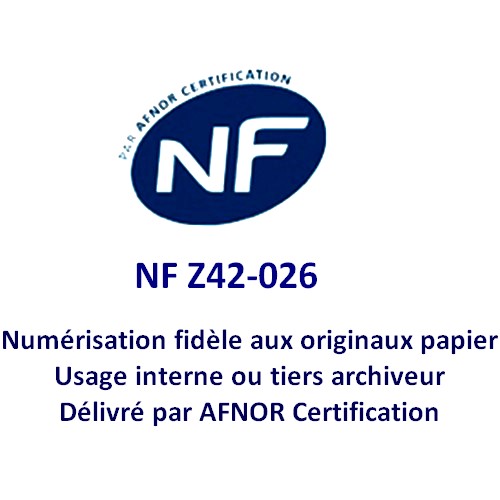 logo NF Z42-026