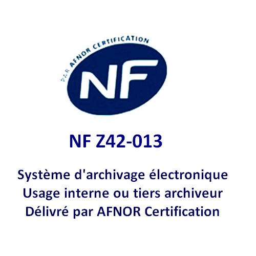 nouveau logo NF Z42-013